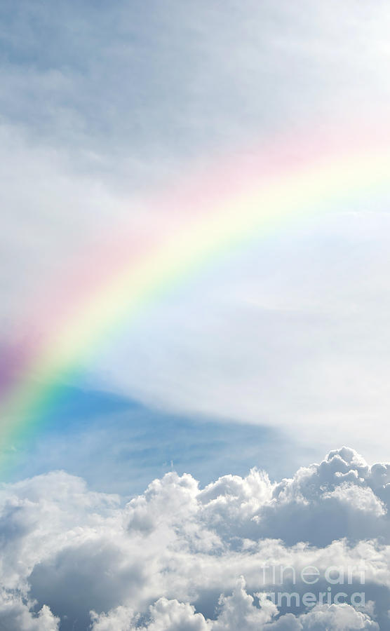 Heavenly rainbow #1 Photograph by Antony McAulay
