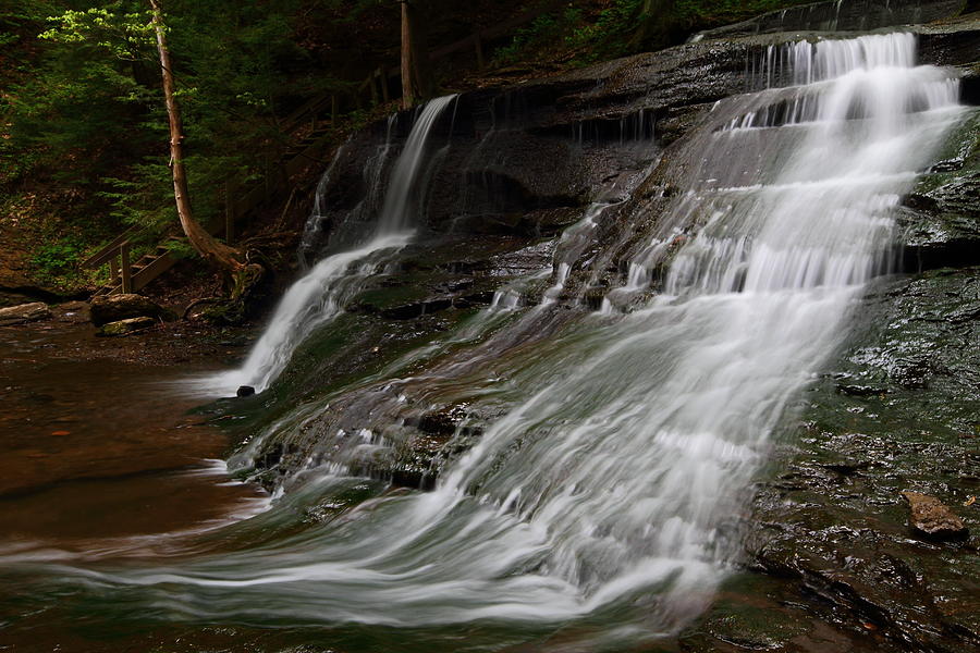 Hells Hollow Falls at McConnells Mill #1 Photograph by Jetson Nguyen