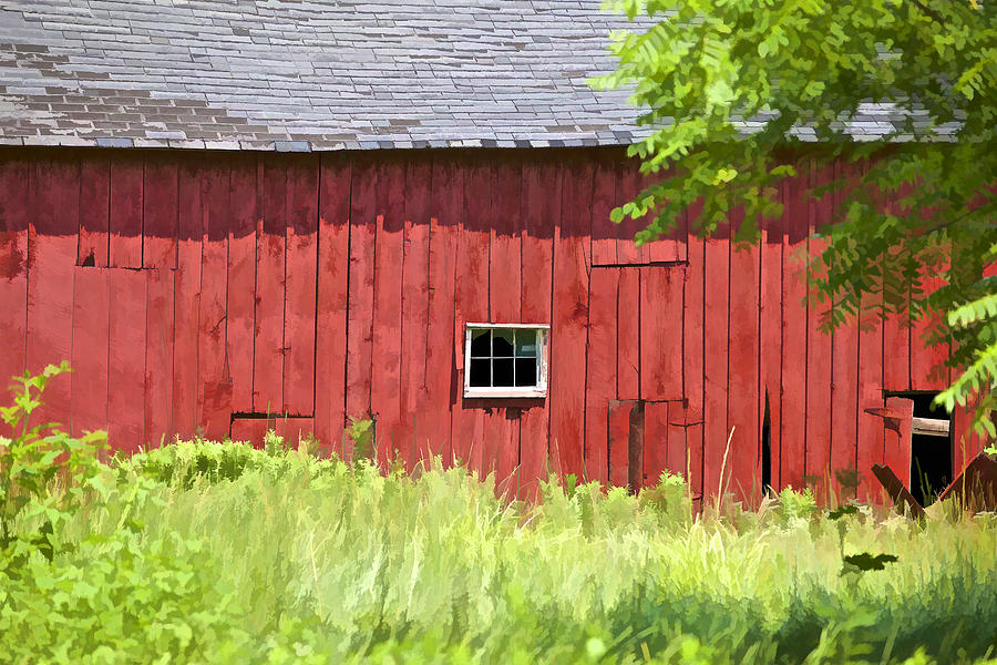 Hidden Rustic Barn II #1 Photograph by David Letts