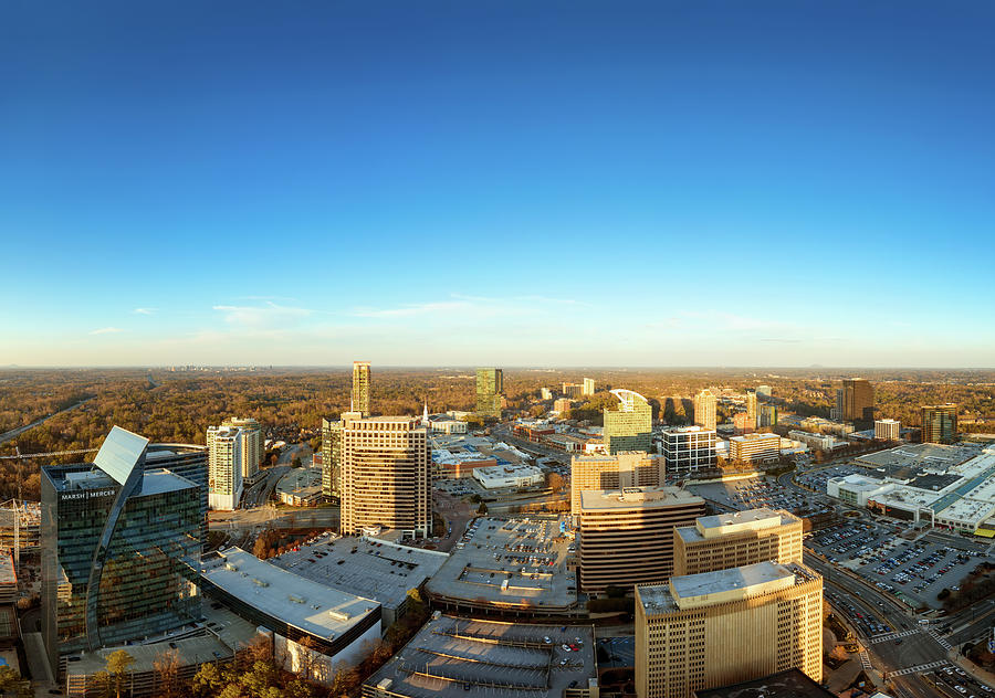 High Angle View Of The Buckhead Photograph by Panoramic Images - Fine ...