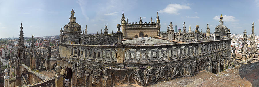 Architecture Photograph - High Angle View Of The Seville #1 by Panoramic Images