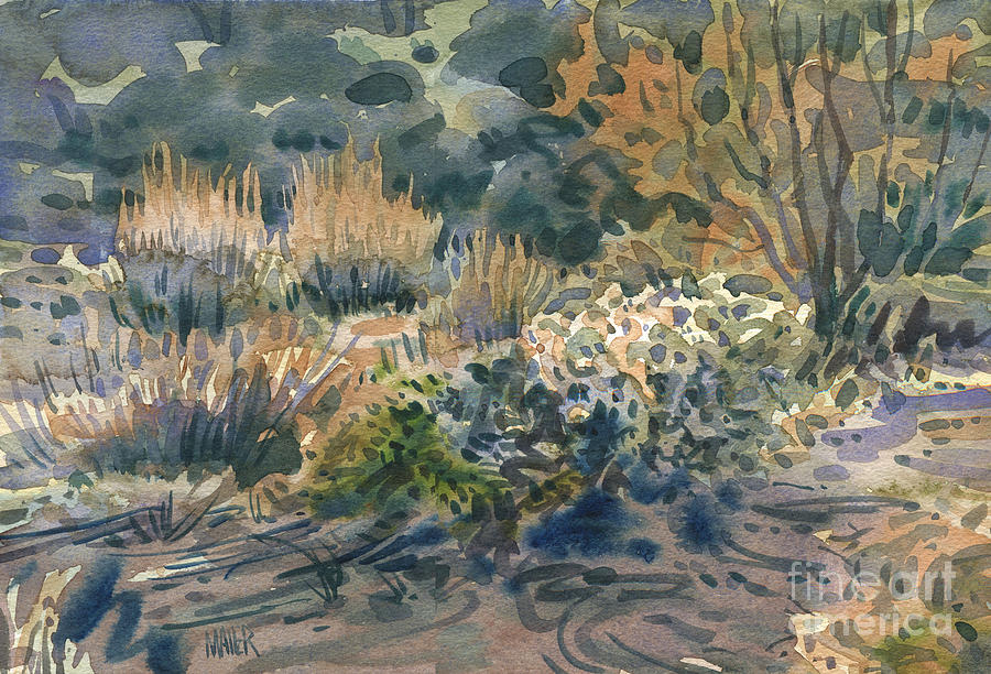 High Desert Flora #2 Painting by Donald Maier
