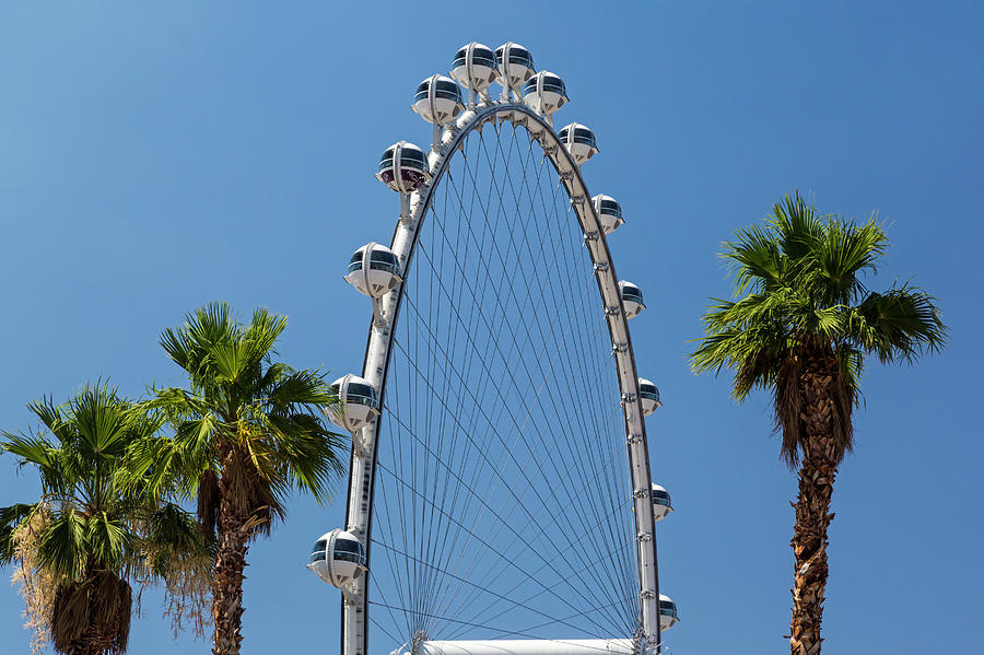 High Roller Ferris Wheel #1 Photograph by Jim West/science Photo Library