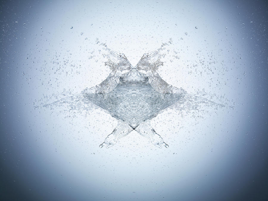 High Speed Image Of Water Exploding #1 Photograph by Level1studio
