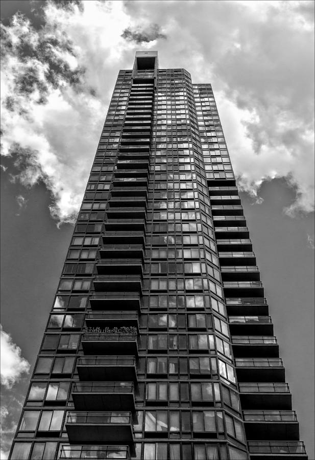 Highrise And Clouds Photograph