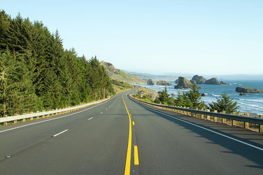 Highway 101 Along The Oregon Coast #1 Photograph by Justin Bailie