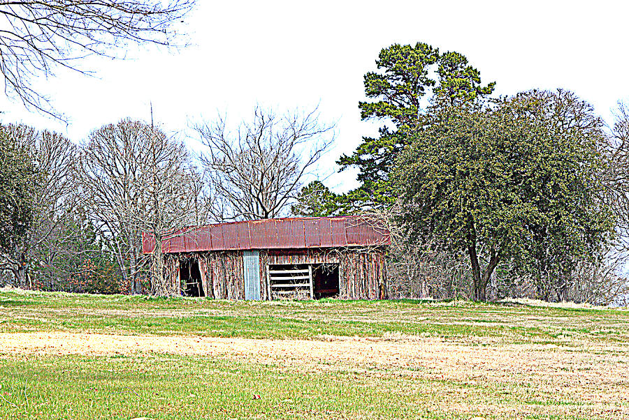 Hilltop Barn Photograph by Darrell Clakley - Fine Art America