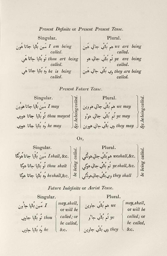 Hindustani Grammar #1 Photograph by Middle Temple Library