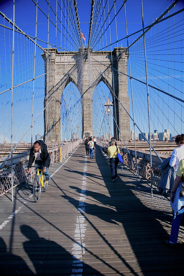 Brooklyn Bridge Photograph - Historic Brooklyn Bridge, New York #1 by Panoramic Images