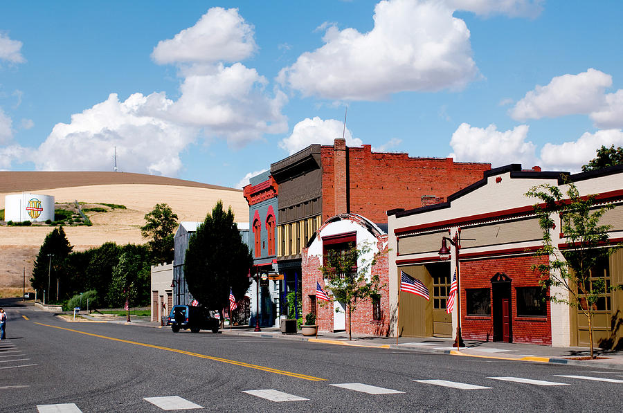 Historic Buildings Along Main Street Photograph by Nik Wheeler - Pixels