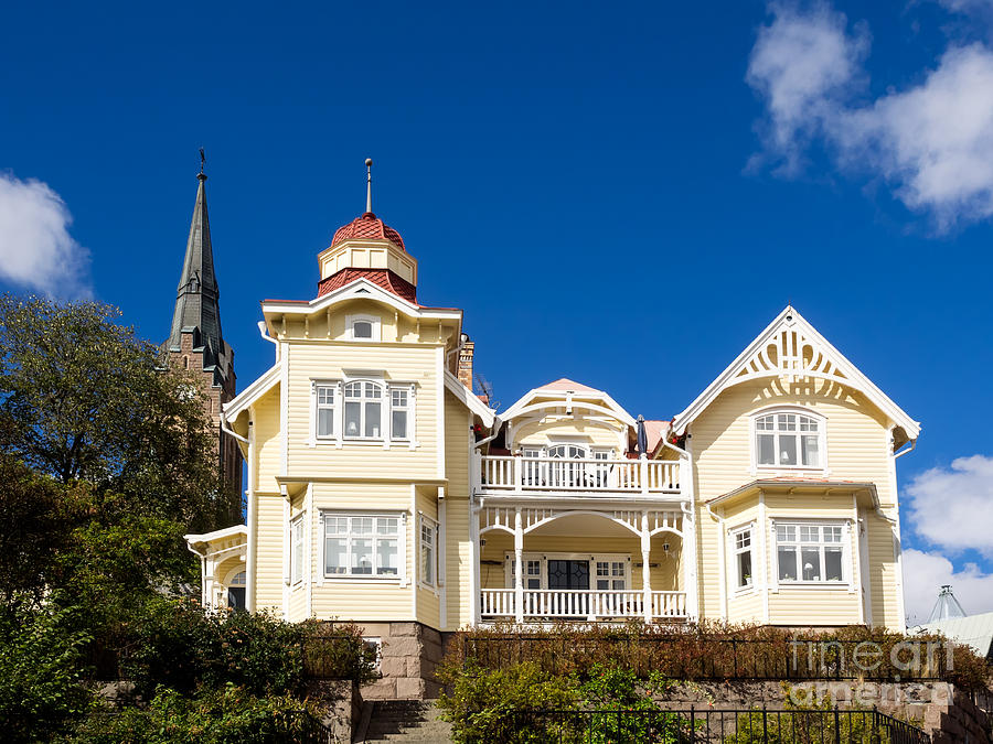 Historic old wooden house in Lysekil Sweden Photograph by Frank Bach ...