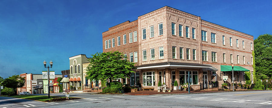 Historic Small Town In South Where Photograph by Panoramic Images ...