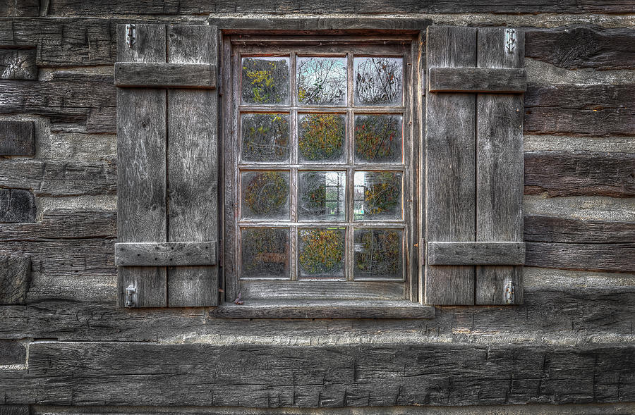 Historical Window #2 Photograph by Peter Lakomy