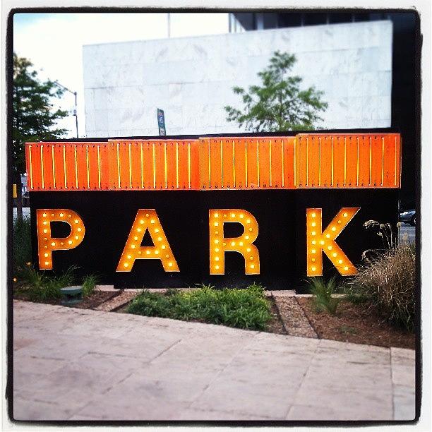Dallas Photograph - History Lesson: The #park Sign At #1 by Tessa Howington