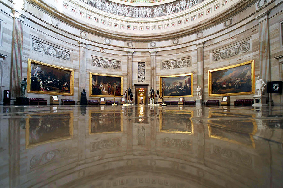 Capitol Rotunda Photograph - History #1 by Mitch Cat