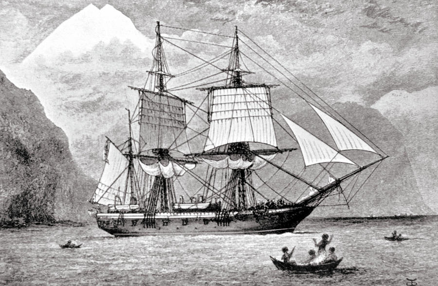 Transportation Photograph - Hms Beagle #1 by Science Photo Library