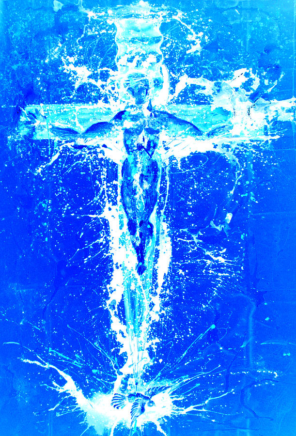 Holy Cross Unholy Sword #1 Mixed Media by Giorgio Tuscani