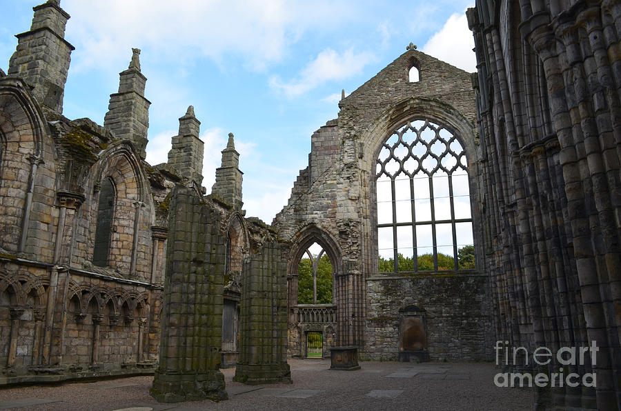 Holyrood Abbey Ruins Photograph by DejaVu Designs