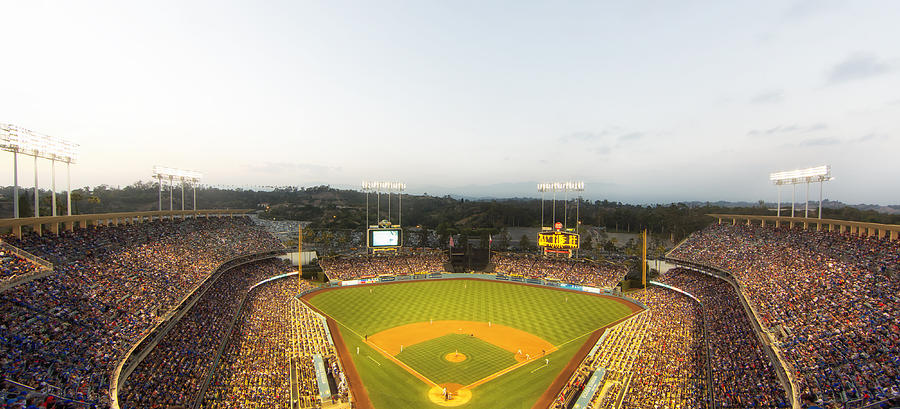 Los Angeles Photograph - Home of the Dodgers by Mountain Dreams