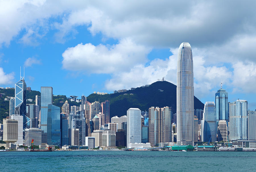 Hong Kong Skyline #1 Photograph by Ngkaki