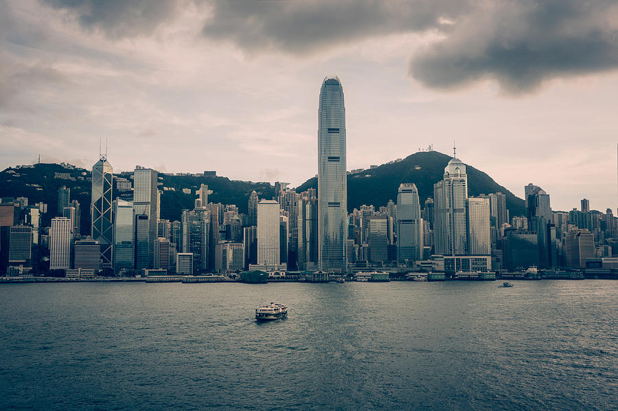 Hong Kong Skyline #1 Photograph by Simon Li