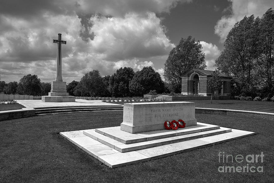 Poppy Photograph - Hooge Cemetery  #1 by Rob Hawkins