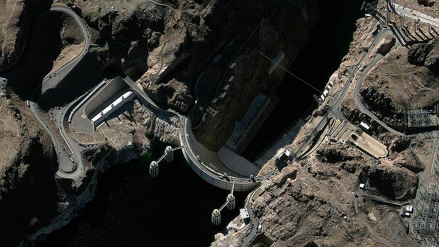Hoover Dam Photograph - Hoover Dam #1 by Geoeye/science Photo Library
