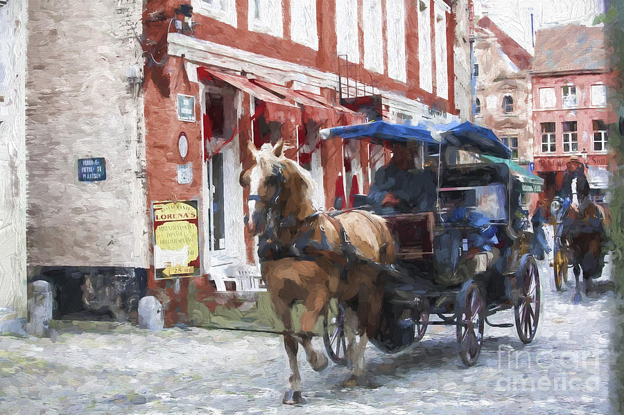 Horse carriage in Brugge #2 Photograph by Sheila Smart Fine Art Photography