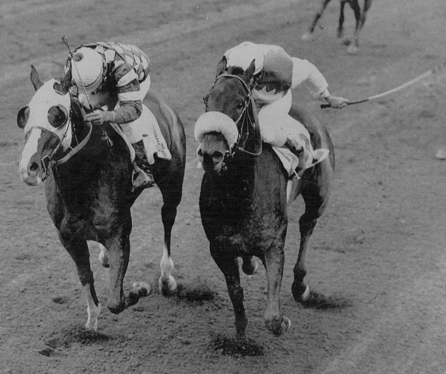 Vintage Photograph - Horse Racing #1 by Retro Images Archive