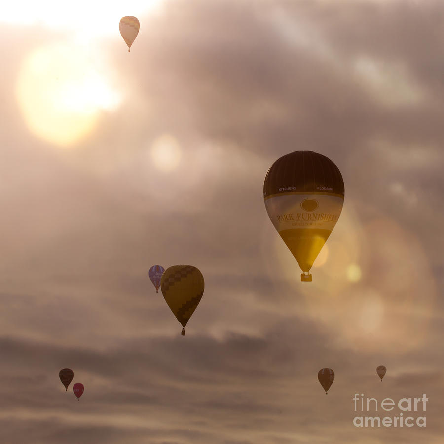 Hot Air Balloons #1 Photograph by Ang El