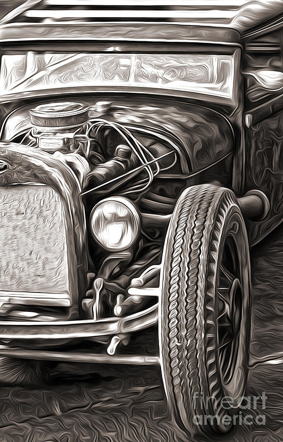 Hot Rod Painting - Hot Rod #1 by Gregory Dyer