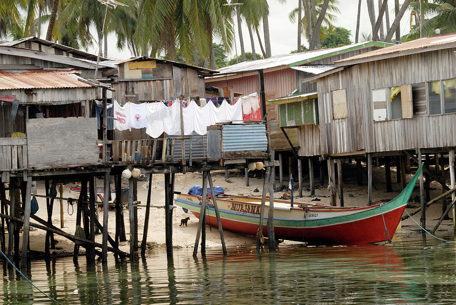 Houses On Stilts #1 Photograph by Sinclair Stammers/science Photo Library