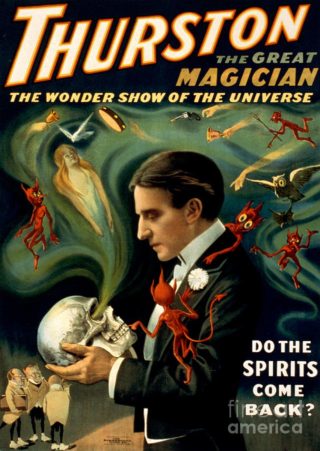 Howard Thurston, American Magician #1 Photograph by Photo Researchers