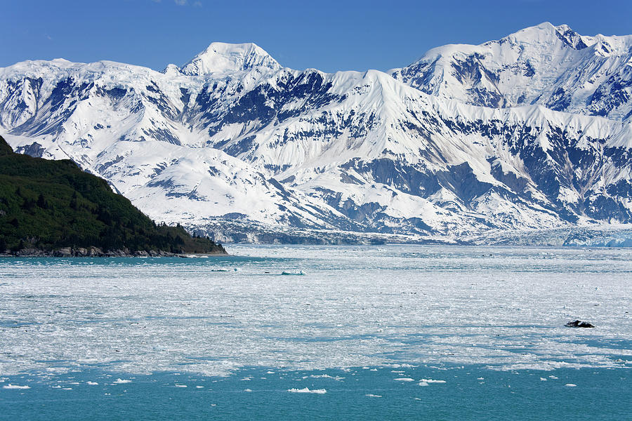 Hubbard Glacier In Yakutat Bay, Gulf Of Photograph By Richard Cummins