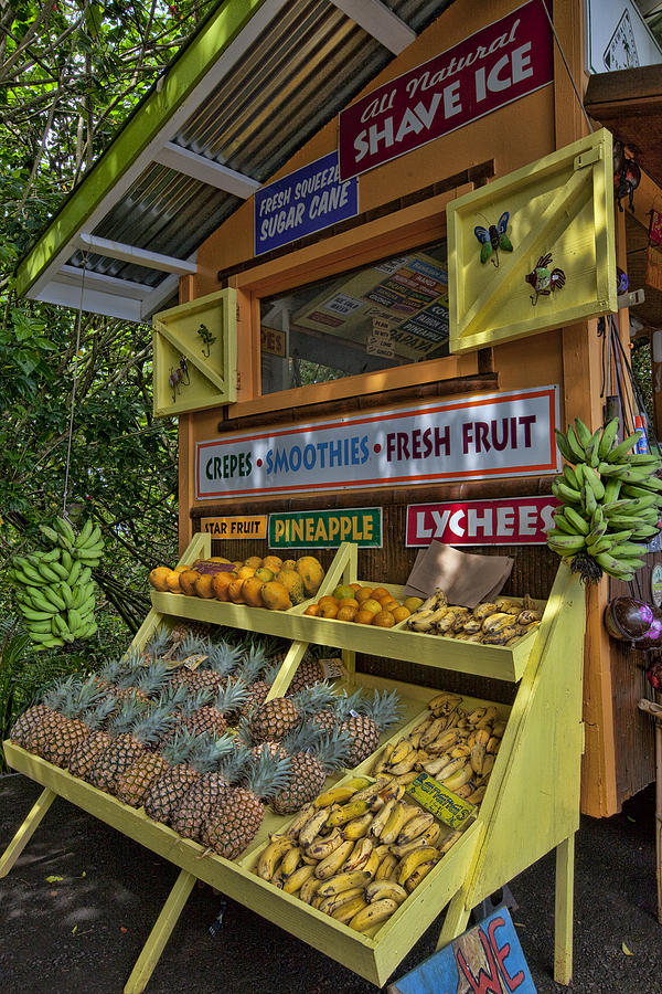 Huelo Fruit Stand #1 Photograph by James Roemmling