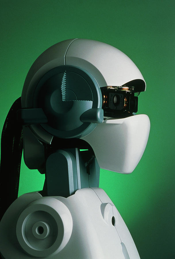 Humanoid Robot Head #1 Photograph by Peter Menzel/science Photo Library