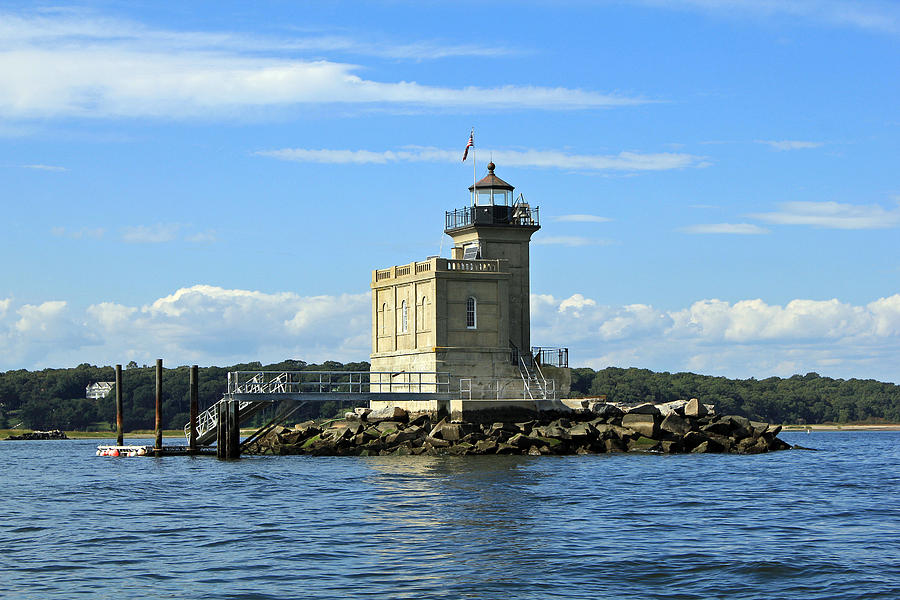 Huntington Lighthouse Photograph by Susan Jensen