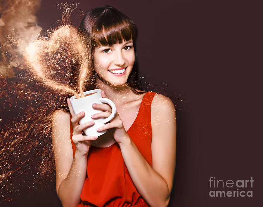 I Love Hot Coffee Photograph by Jorgo Photography