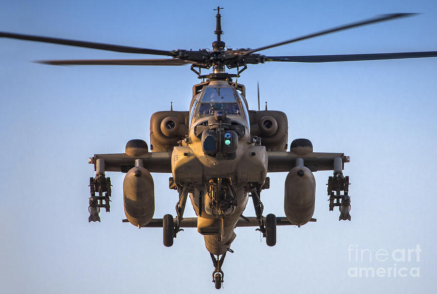 IAF Apache AH-64A helicopter  #1 Photograph by Nir Ben-Yosef