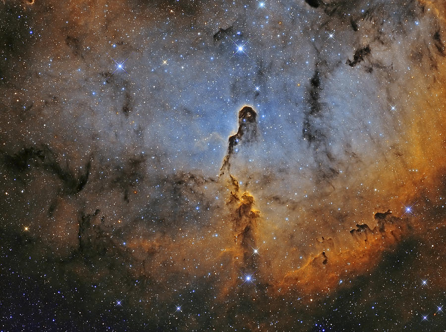 Interstellar Photograph - Ic 1396, The Elephant Trunk Nebula #1 by Roberto Colombari