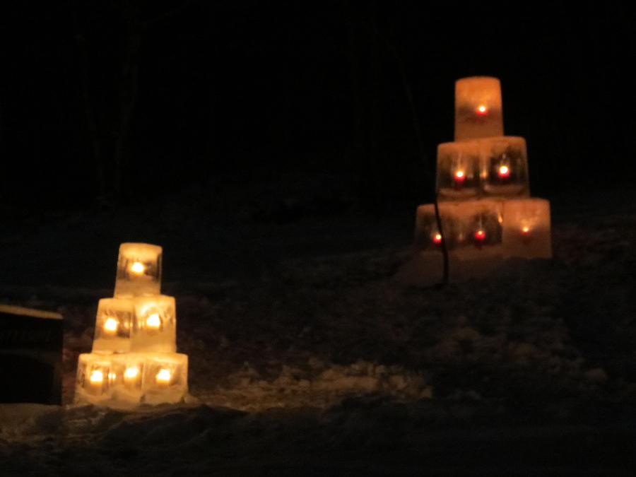 Ice Candles Photograph by Alex Call Ice Candles Photograph by Alex Call