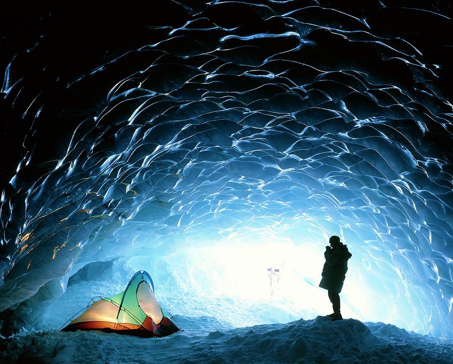 Ice Cave Interior #1 Photograph by David Nunuk