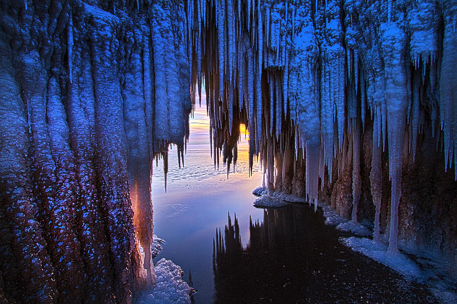 Ice Cave #1 Photograph by Phil Koch