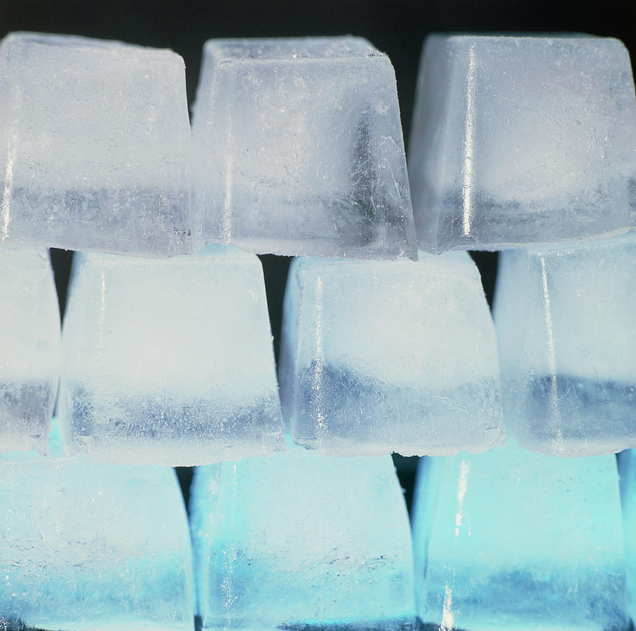 Ice Cubes #1 Photograph by Dr Jeremy Burgess/science Photo Library