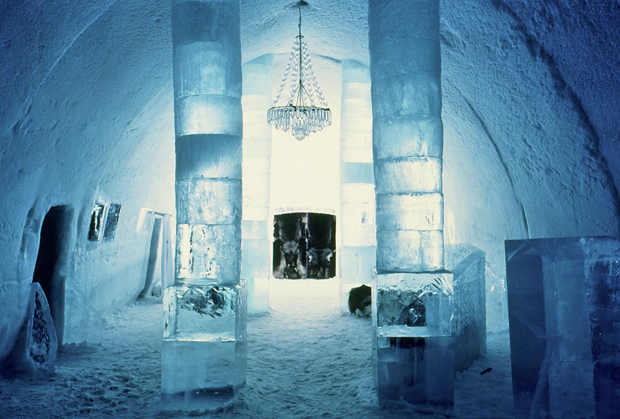 Ice Hotel Foyer Photograph by Dan Tobin Smith/science Photo Library