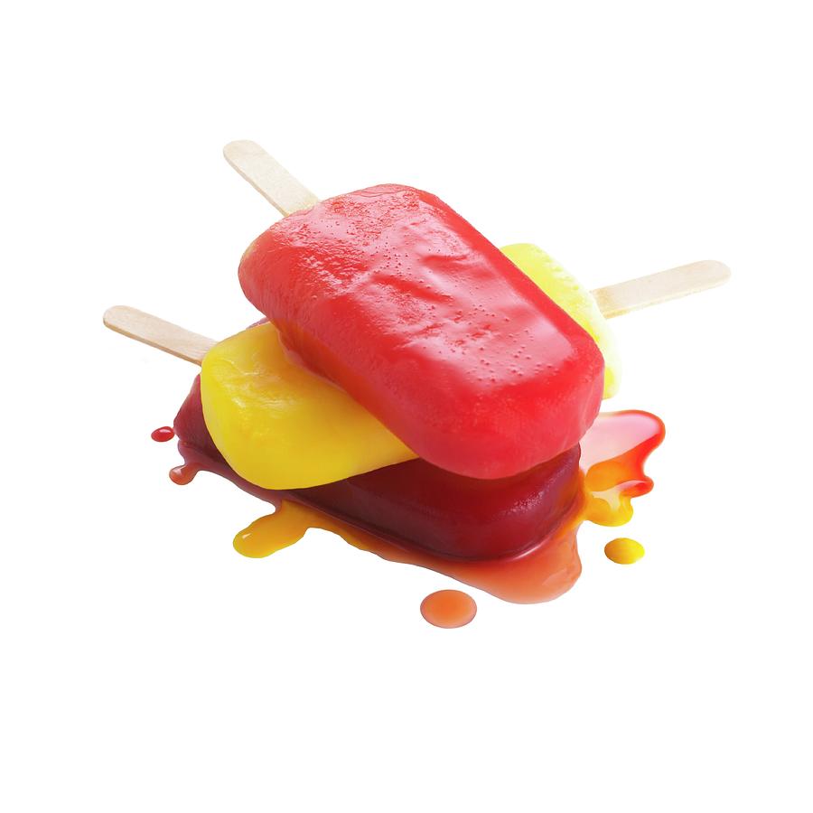 Ice Lollies #1 Photograph by Science Photo Library