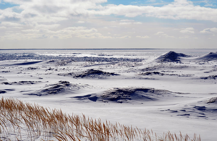 Ice On Lake Michigan Photograph