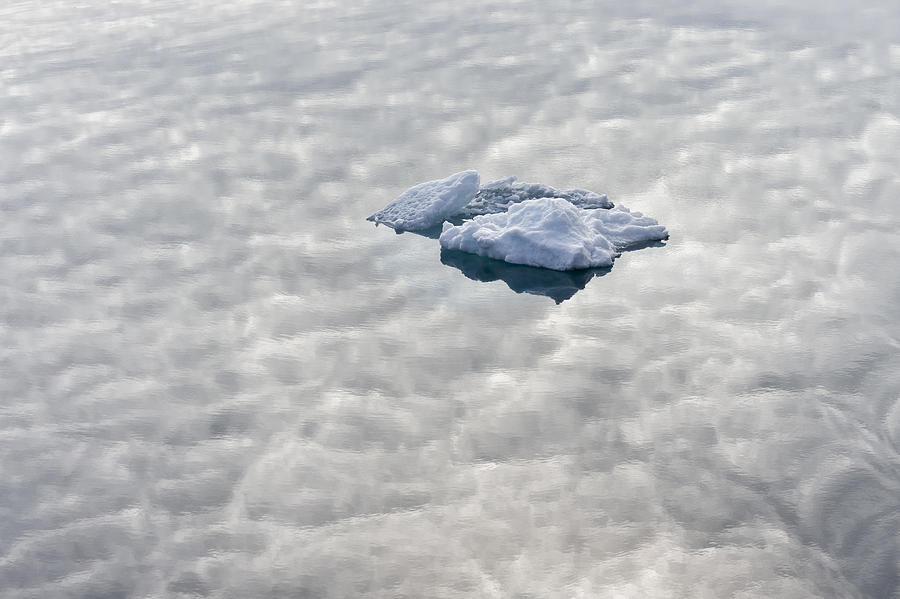 Iceberg Near Spitsbergen, Svalbard #1 Photograph by John Shaw
