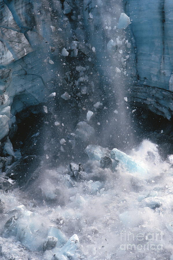 Icefall Photograph