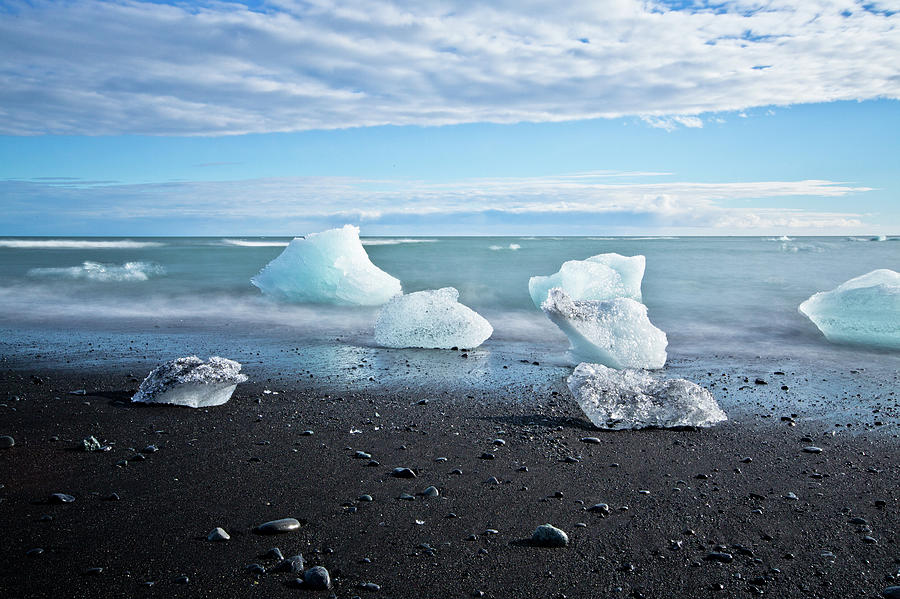 Iceland Glacier Shore #1 Photograph by © Lostin4tune - Cedrik Strahm - Switzerland